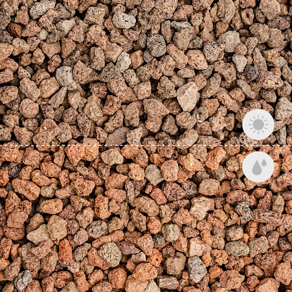 Mulch Lava, rot-braun